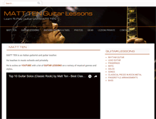 Tablet Screenshot of matt10.com